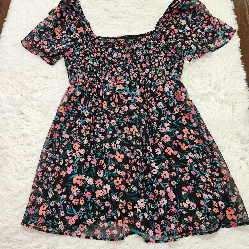 Floral Black Dress - Picture 3 of 7